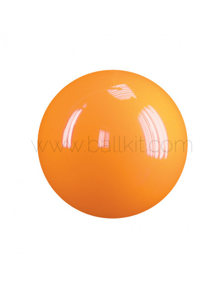 Bulles plastiques opaques fluos orange