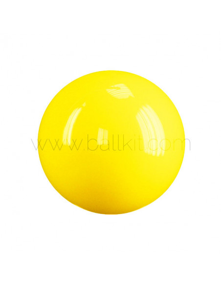 Bulles plastiques opaques fluos jaune