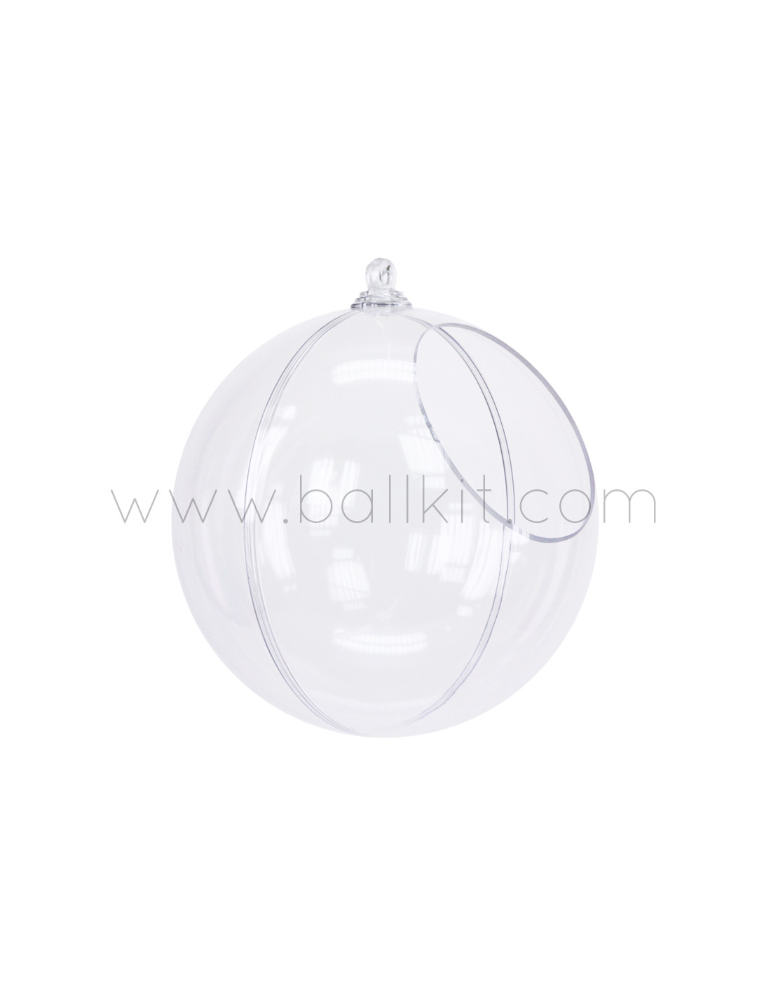 Translucent plastic store balls