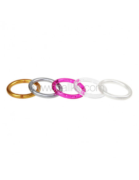Support anneaux en plastique divers coloris