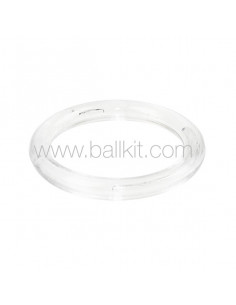 Lot de 10 anneaux en plastique supports transparents 2