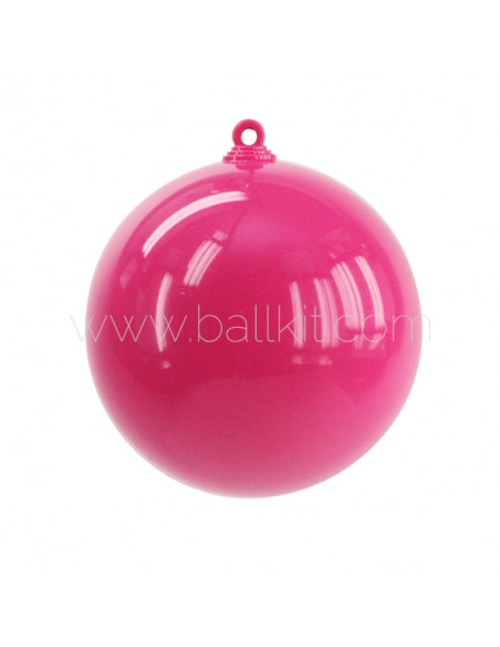 Boules plastiques toniques rose brillant