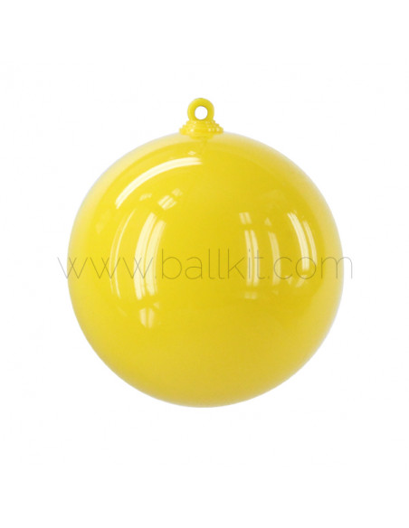 Boules plastiques toniques jaune 