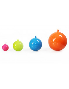 stopcontact Onverschilligheid Pardon De tijdloze tweedelige plastic kerstballen van tweedelen