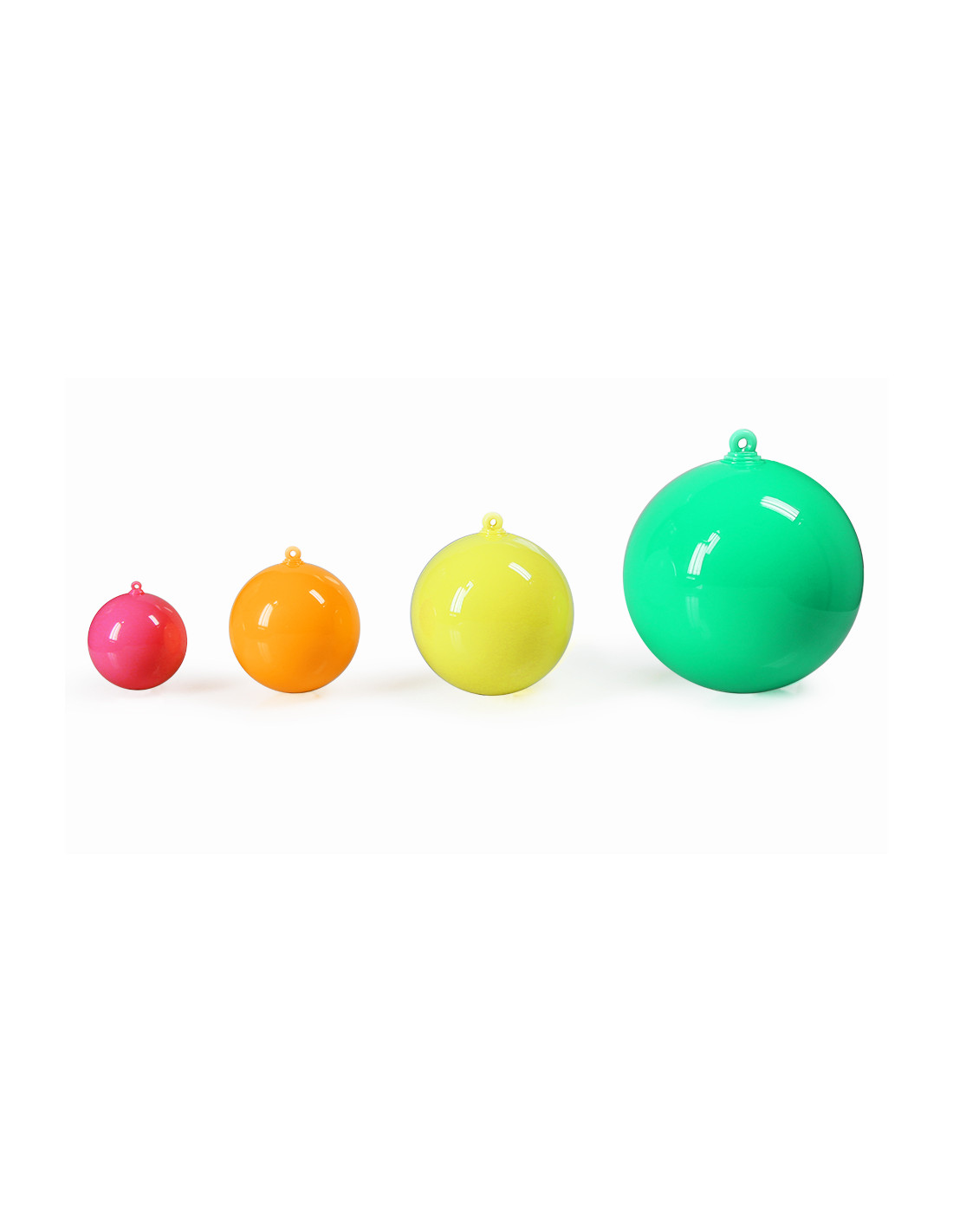 Divisible Plastic Balls Ø6 to Ø20cm transparent acrylic balls plastic balls 