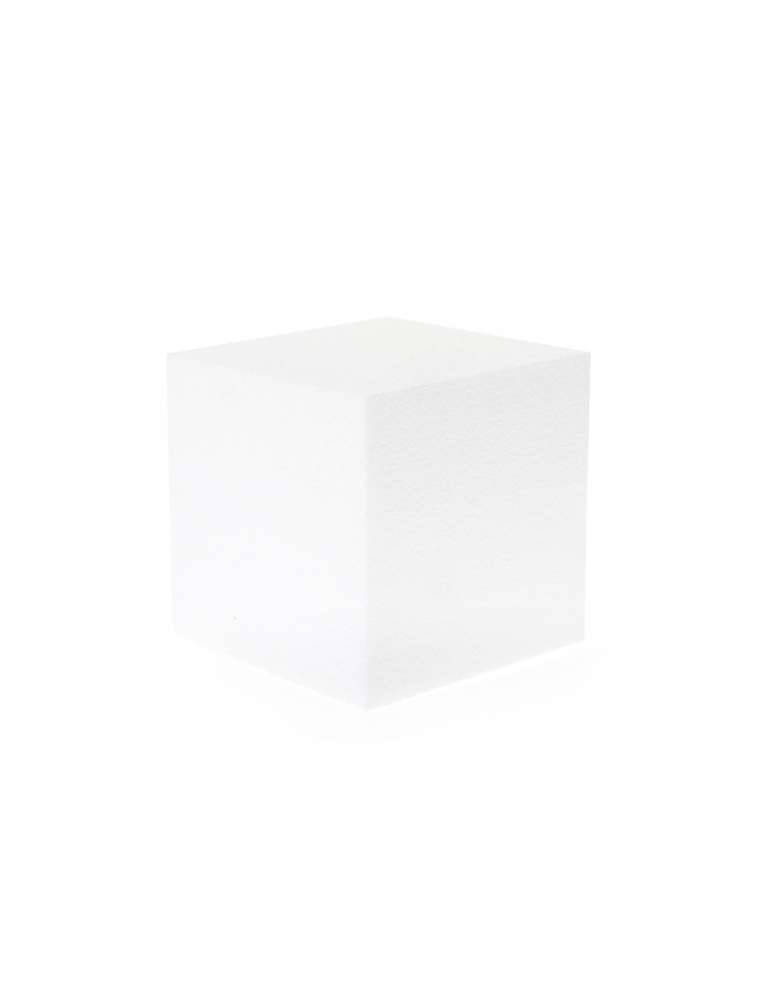 Cubos Lote de 6 Bloques pequeños de poliestireno Soporte Cuadrado para Decorar 10 cm x 10 cm