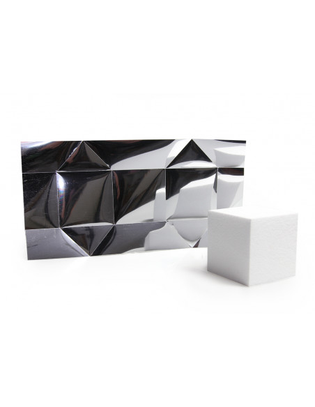Cubes polystyrènes petit blanc