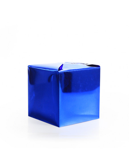 Cubes polystyrènes bleu