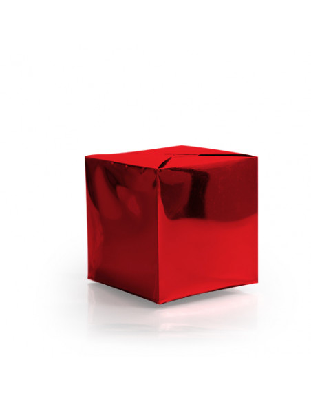 Cubes polystyrènes rouge sans ruban