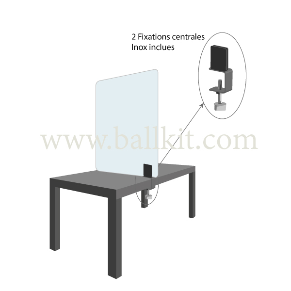 Illustration protection fixation centrale