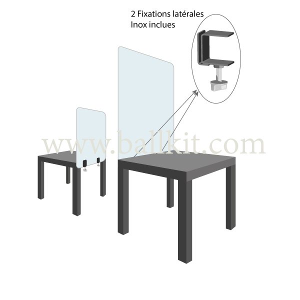 Illustration protection fixation latérale